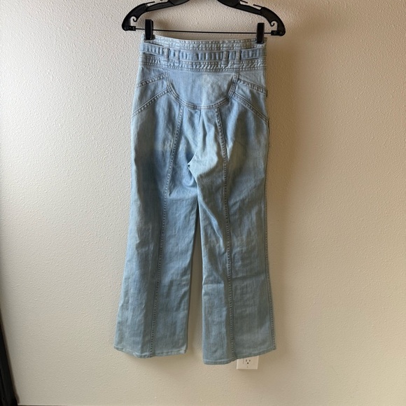 Stoned Immaculate Waiting For the Sun Bell Bottom Jeans Topanga Denim Women’s 27 - Picture 13 of 16